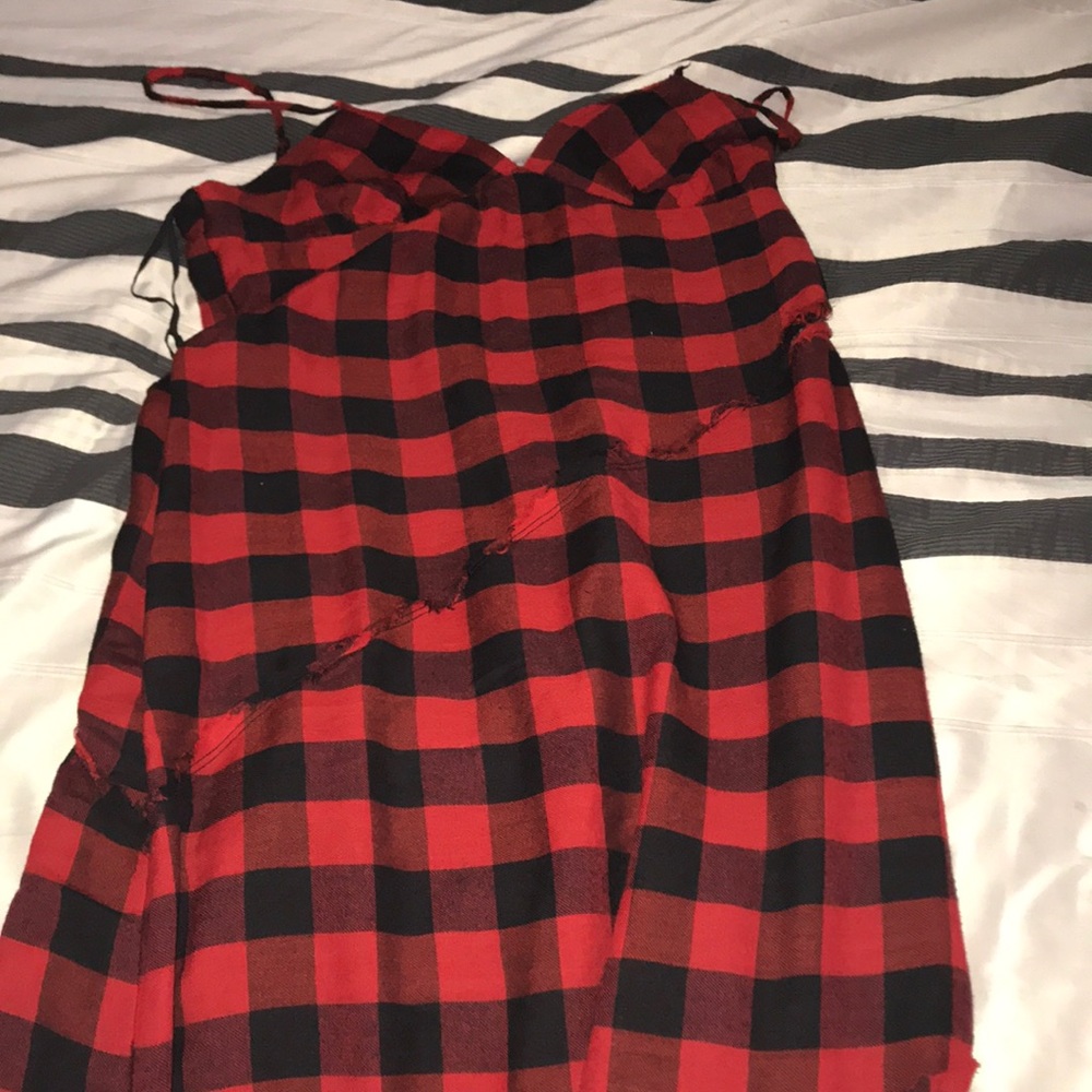 Floor length spaghetti strap dress